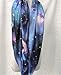 New Fashion Women Blue Rayon Galaxy Space Print Loop Circle Infinity Scarf