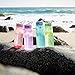 BOTTLED JOY BPA-Free Tritan Sport Water Bottle, Wide Mouth 27oz 800ml Spill Proof Sip & Handle Leak Proof Bottles Pink