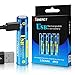 Rechargeable AAA Batteries USB Lithium Ion AAA Batteries in Constant Output 1.5V 1000mWh in Generation 3 (4 Pack)