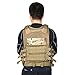 Lixada Tactical Vest Lightweight Breathable Polyester Combat-Vest Outdoor Training Vest Adjustable for Adults CS/Hunting/Training