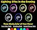 2pcs Colorful Car LED Coaster Lighting USB Charging Light Accessories Interior Decoration Lights Mouldings Trim Lamp for 2018 2017 2016 Chevrolet Tahoe Spark Camaro Silverado Chevy trax Cruze Malibuthumb 3