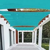 Patio Paradise 8' x 12' Solid Turquoise Green Sun