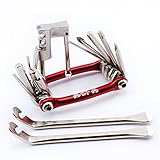 Combination tool,repair tool,Installation Tools,Multi-functional tool,give Pry tire stick Black Blue Red (Red)