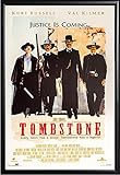 Tombstone Movie Poster US Version Framed (Black) Size 24x36