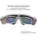 DUCO POLARIZED Sports Sunglasses Cycling Glasses With 5 Interchangeable Lenses 0028 Gunmetal
