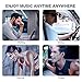 Wireless Earbuds Bluetooth 5.0 Headphones MOING TWS Built-in Mic Cordless Earphones for Android iPhone Stereo Sound 36H Playtime in-Ear Headset with LED Battery Display Charging Case-Black