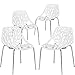 Poly and Bark Poly & Bark Birds Nest Dining Side Chair (White)