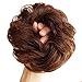 Human Hair Bun Extensions Messy Hair Scrunchies Hair Pieces for Women Hair Donut Updo Ponytail