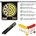 arozell Magnetic Dart Board with 12PCS Darts, 2019 Professional Safe Indoor Outdoor Fun Game Toy Gifts for Kids Adult