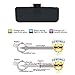 Monopril Car Visor Anti Dazzle Shading Mirror Auto Anti-Glare Clip-on Car Sun Visor Shield Sunshades Suitable for Ford-Series/Benz/BMW and all cars.