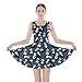 CowCow Womens Cartoon Funny Panda Skater Dress
