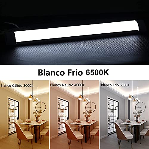 LED Feuchtraumleuchte 90cm, 30W 3600LM LED Röhre, 6500K Kaltweiß LED Deckenlampe Garage, LED leuchtstoffröhre… – Bild 5