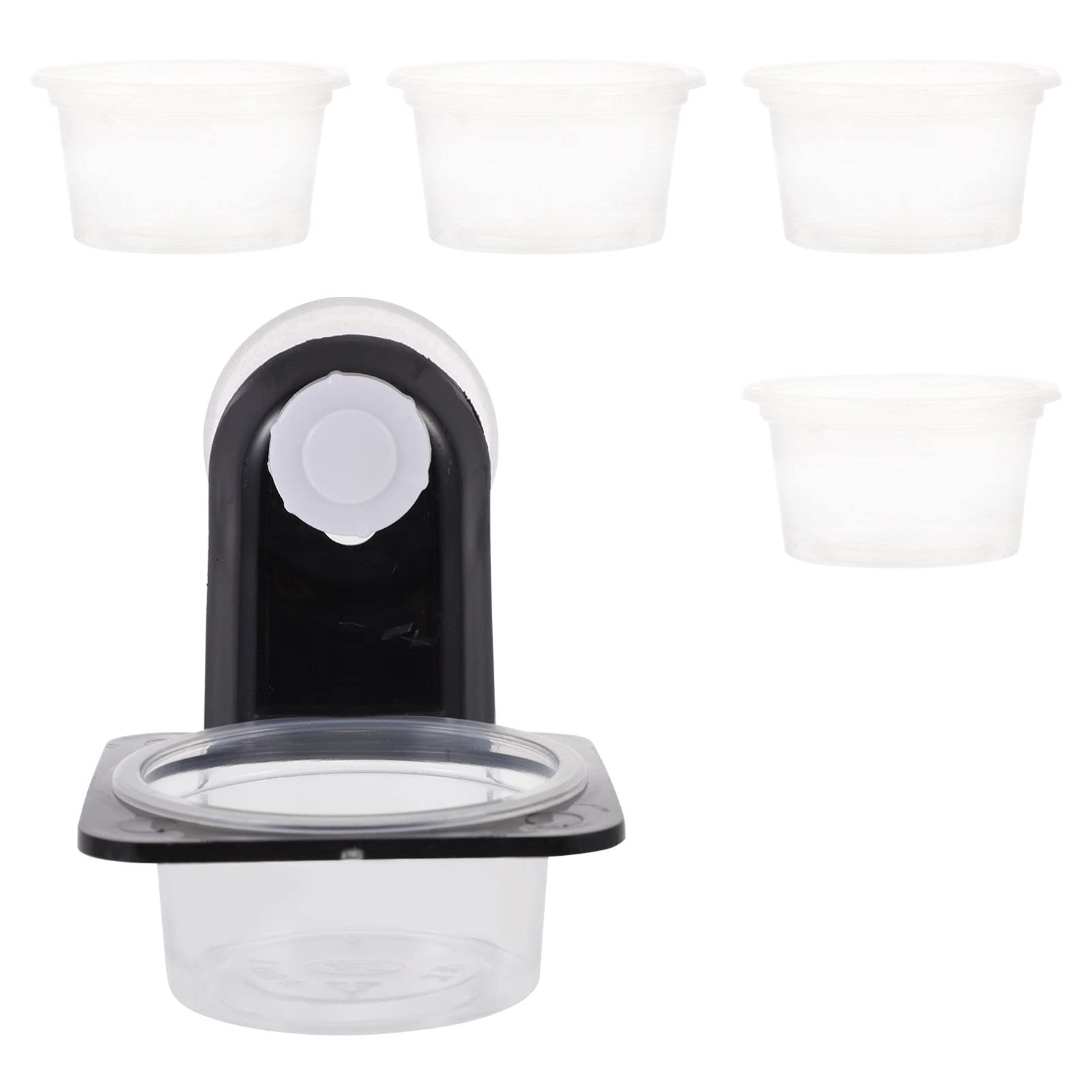 Mipcase 1 Ledge Suction Tool with and Gecko Tank Shrimp Crested Cm Feeder Brine Cup Dishes Spider Grid Double Red Sucker Crawling Simple Container Escape Cm* for