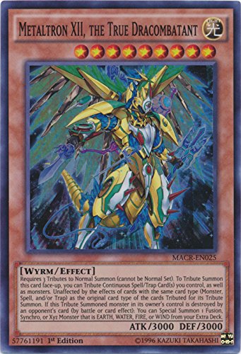 Metaltron XII, the True Dracombatant - MACR-EN025 - Super Rare - 1st Edition - Maximum Crisis (1st Edition)