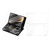 Tuvzylory Screen Protector Compatible with AYN THOR Handheld Console- Tempered Glass for Dual Screens, Scratch-Resistant &amp; High-Definition (Upper screen + lower screen)