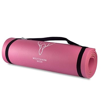 Amazon.com: Westcharm - Esterilla de yoga con líneas de ...