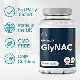 Pure: Vitality GlyNAC 1200mg - Vegan Glutathione Supplement 120 Caps view 4