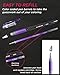 ColorIt 48 Gel Pen Ink Refills for Glitter, Metallic, and Neon - Color Coded for Easy Replacement (Glitter) - Pen Refills