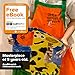 Cre8tivePick kids art craft fun painting drawing tools for kids, waterproof apron with sleeves ebook with painting ideas, painting set, kids art, sponge brushes, art kit