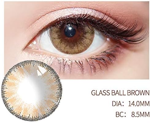 WQFXYZ Women Multi-Color Contact Lenses Cosplay Eyes Cute Charm and Attractive Fashion Eye Accessories Cosmetic Makeup Eye Shadow (4)