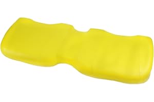 EPARTS, INC. E-AM140624 DirectFit™ Yellow Seat Bottom Cushion for John Deere 4X2 HPX, 4X4 HPX, HPX615E, HPX815E, XUV625i, XUV825i, XUV855D, XUV825E, XUV825M, XUV855E, XUV855M Gators+