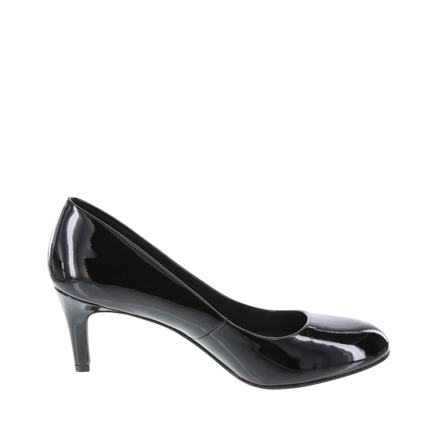dexflex Comfort Black Patent Women's Karma Round-Toe Pump 5.5 Regular - Image 3