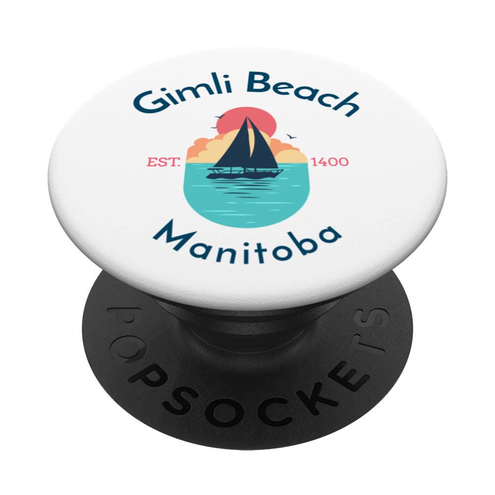Gimli Beach Manitoba PopSockets Swappable PopGrip