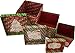 Christmas Boxes, 16 Count Nested, Assorted Large Set with Many Sizes and Prints, fits in one Box (Merry & Bright)