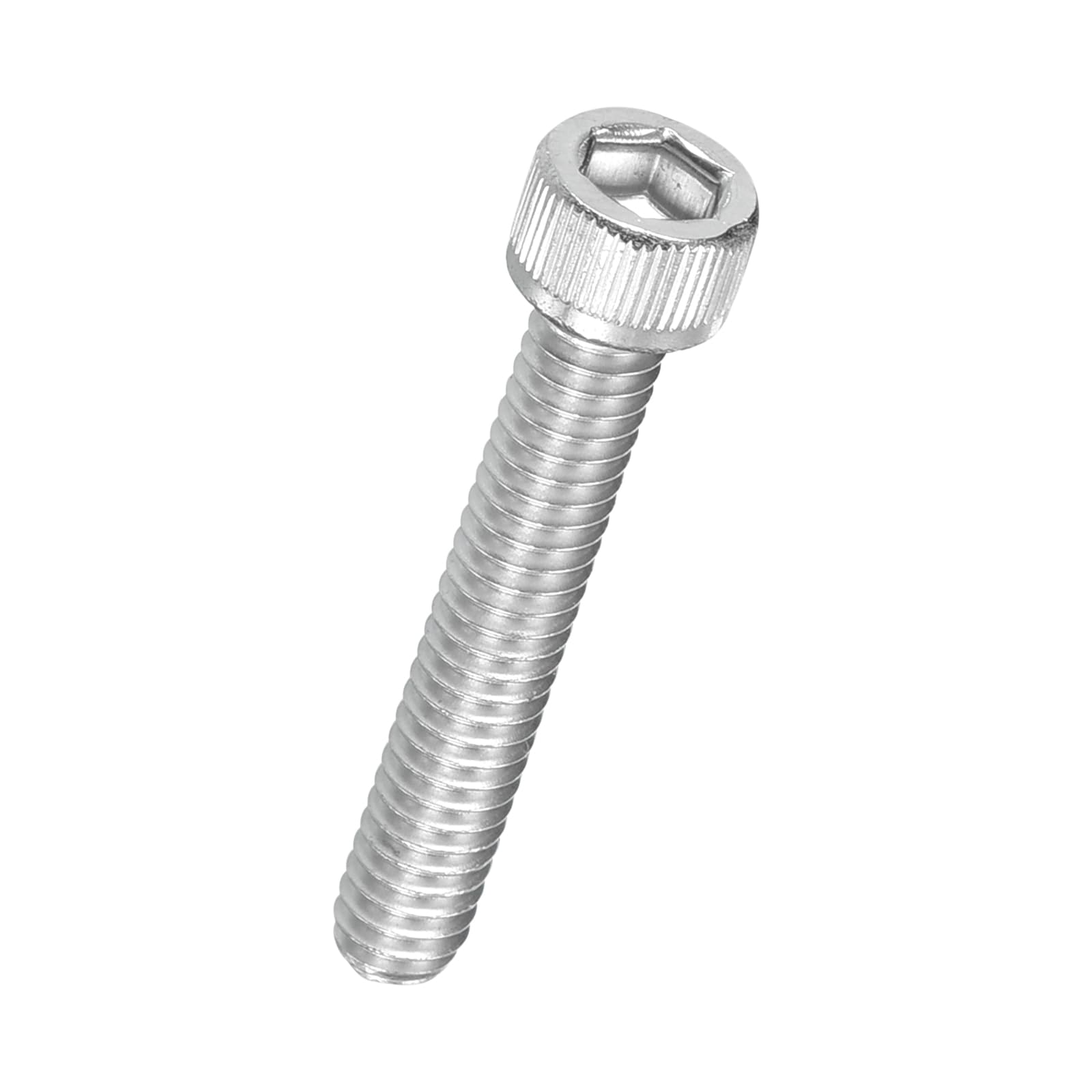 Kozelo 50pcs Socket Head Cap Screws - [#8-32 x 1"] UNC 304 Stainless Steel Allen Socket Drive for Electrical Motor 3D Printing Fan Engine Replacement Use, Silver — image 1