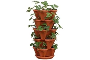 Mr. Stacky 5-Tier Strawberry Planter Pot, 5 Pots