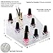 Decozen Makeup Organizer - Vanity Storage for Makeup Brushes, Nail Polish, Lipstick, Mascara, Perfumes, Lip Gloss, Foundation, Jewelry - Perfect Room Decor - 25 Slot & 5 Tiers