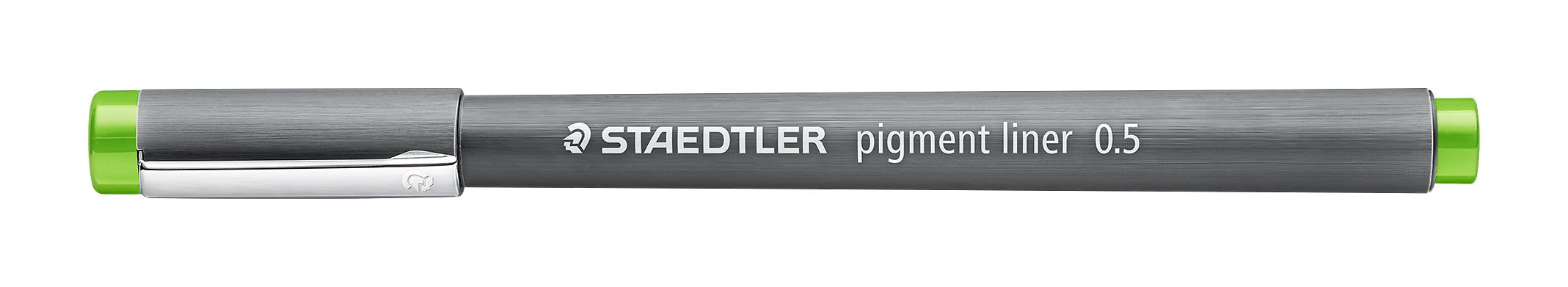 Staedtler 308 05-51 Fineliner Pigment Liner, Light Green, 0.5 mm Line Width, Pigment Ink, Permanent, Light-Resistant, 308 05-51