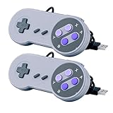 SNES Classic Controllers, Prodico Super Nintendo SNES Game Controller Gamepad for Nintendo SNES Classic and Windows PC/MAC(Pack of 2)