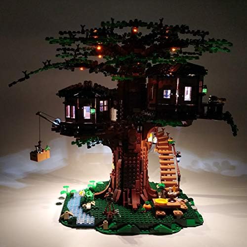 IIKA LED Lighting Kit Building Blocks Kit for Lego Tree House 21318 (LED Included Only. No LEGO Building Block Kit)