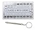 VAPKER 1000pcs Micro Eyeglass Sunglass Repair Screws, Nuts Assortment Stainless Steel Screws for Spectacles Watch with (Screwdriver)