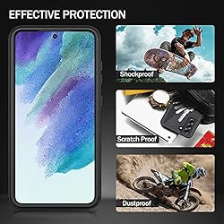 wahhle Samsung S21 FE 5G Case, Built in Screen