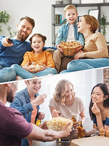 VINATO Popcorn Machine, 5L Large Popcorn Maker for Home, with Non-Stick Coating and Removable Heating Surface, Quiet and Fast Popcorn Machine