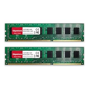 Gigastone 16 GB (8GB x 2) UDIMM DDR3 1600 MHz geupgrade Ram geheugen interne opslag PC3-12800, CL11, 1.5V, 240 Pin…