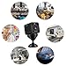 CUSFLYX 4K Mini WiFi Camera | Portable Tiny Security Camera | Motion Detection | Instant Alarm | IR Night Version | TF Card/Cloud Recording | for Baby Pet | Easy Install | Only 2.4GHz
