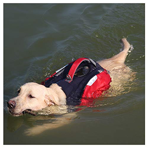 PLAFUETO 3 in 1 Waterproof Dog Backpack Life Jacket Vest Dog Lift Support Pet Harness Saddle Bag Hiking Gear for Camping Swiming Traveling, Dog Accessories Also Fit for Old, Disabled, Injured Dogs - Thumbnail 2