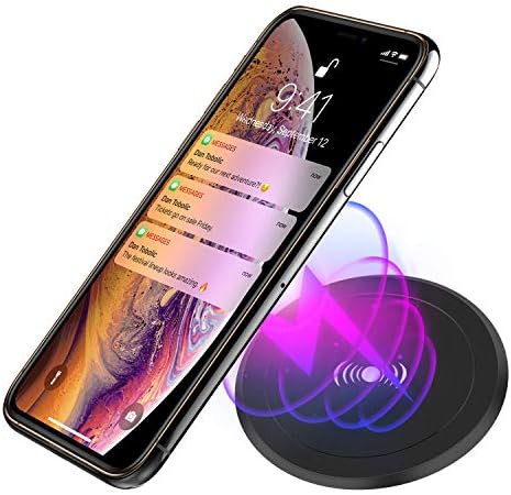 Sivom Wireless Charger Qi-Certified 5W, Wireless Charging Compatible with iPhone Xs MAX/XR/XS/X/8/8 Plus, All Qi-Enabled Phones