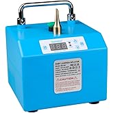 Borosino B231M Electric Balloon Pump with Timer &amp; Pedal Control - Dual Powerful Motor Portable Inflator Blower for Party Decorations, Events, Quick Balloon Setup (with Battery)