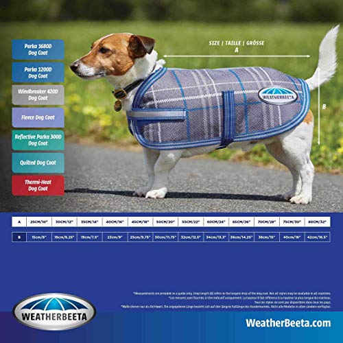 weatherbeeta reflective parka 300d deluxe dog coat