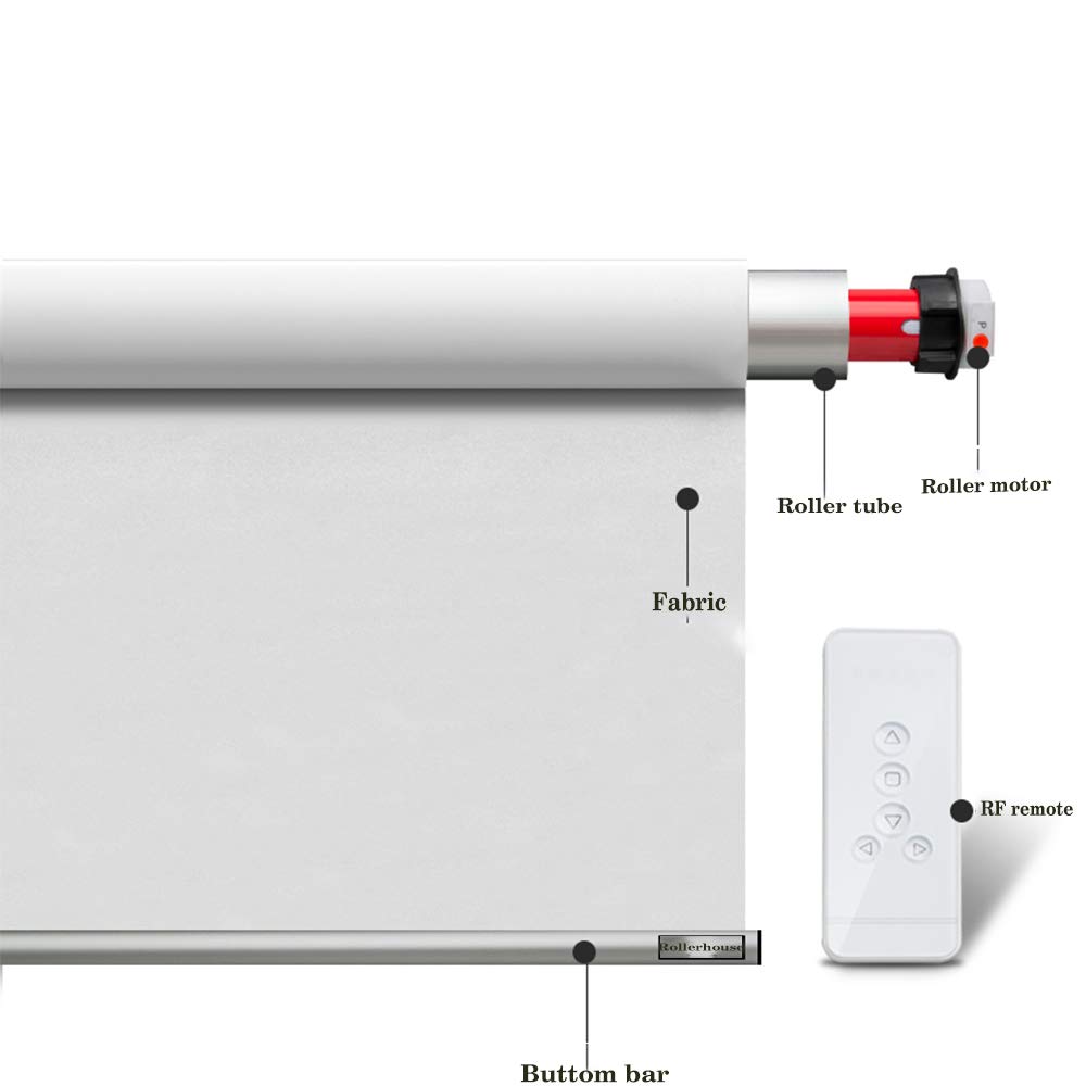 Rechargeable Wireless Tubular Roller Shade Motor Kit with Remote