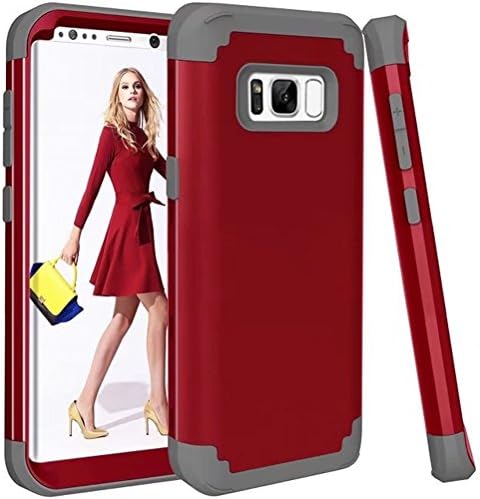 POANTA for Galaxy S8 Plus Case, Slim Protective Dual Layer Military Grade Protection Geometric Design [Bumper Series] for Samsung Galaxy S8 Plus (2017)