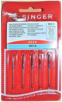 Needles Singer Machine Sewing 2020 90-14 804 r 130-705h for Cotton Fabrics