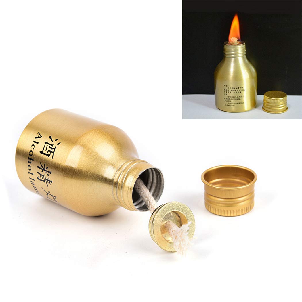 Buy Outgeek Chemistry Alcohol Burner Portable Metal Spirit Lamp Outdoor