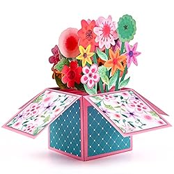 Giiffu 3D Bouquet Pop Up Card, Mothers Day