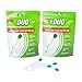 DUO Mini Toothbrush with Flosser, Fresh Mint, 36 Count (2 Pack)