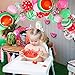 Gejoy Watermelon Balloon Garland Arch Kit Watermelon Foil Balloons with Watermelon Balloons for Watermelon Party Decoration Birthday Party Supplies